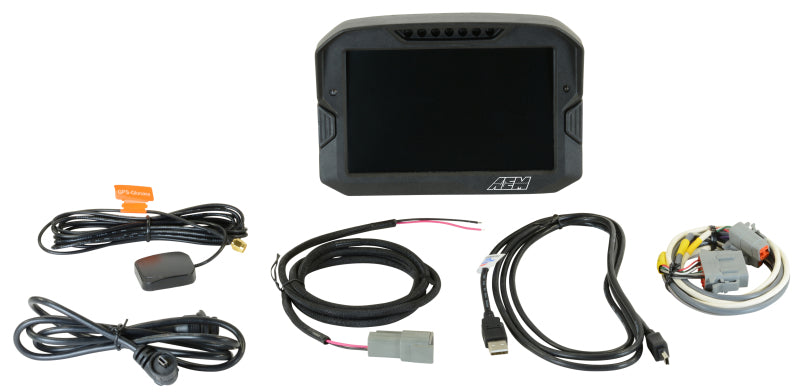 AEM CD-7 Logging GPS Enabled Race Dash Carbon Fiber Digital Display w/o VDM (CAN Input Only) — Photo - Primary