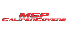 Load image into Gallery viewer, MGP 4 Caliper Covers Engraved Front &amp; Rear Escalade Red finish silver ch