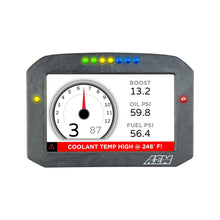 Load image into Gallery viewer, AEM CD-7G Carbon Flush Digital Dash Display w/ Internal 20Hz GPS &amp; Antenna — Photo - out of package