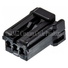 Load image into Gallery viewer, NAMZ AMP Multilock 3-Position Female Wire Plug Housing (HD 73153-96BK)