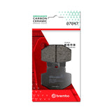 Brembo OE Benelli Adiva/Gilera Runner/Piaggio Hexagon Carbon Ceramic Brake Pad - Rear