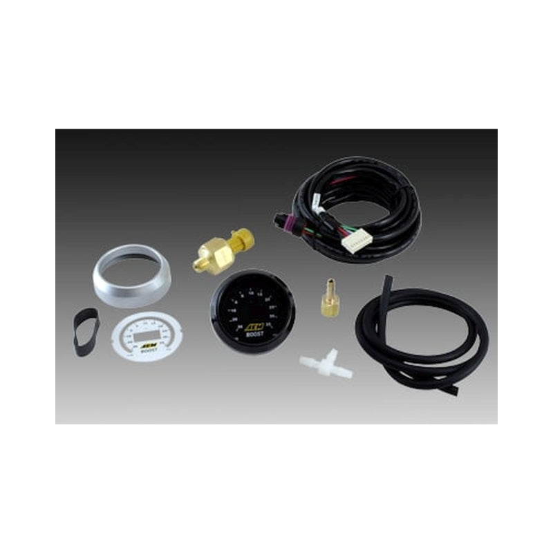 AEM 52mm Boost Digital Gauge -30-35psi — Photo - out of package