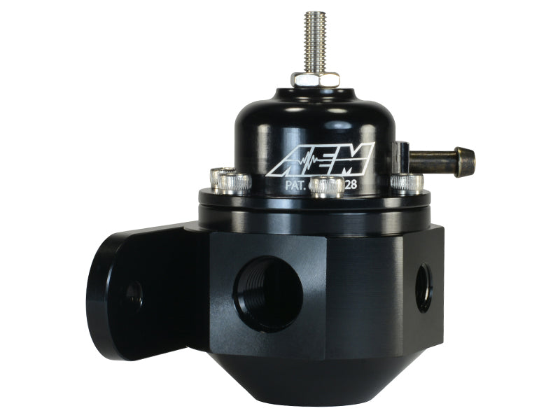 AEM Universal Black Adjustable Fuel Pressure Regulator — Photo - out of package
