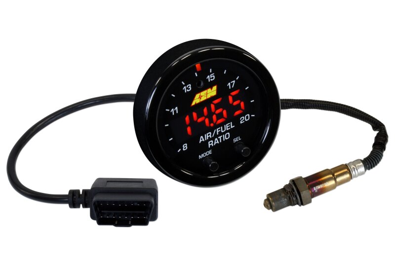 AEM X-Series OBDII Wideband UEGO AFR Sensor Controller Gauge — Photo - out of package