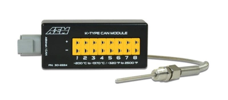 AEM 8 Channel K-Type Thermocouple EGT CAN Module — Photo - out of package