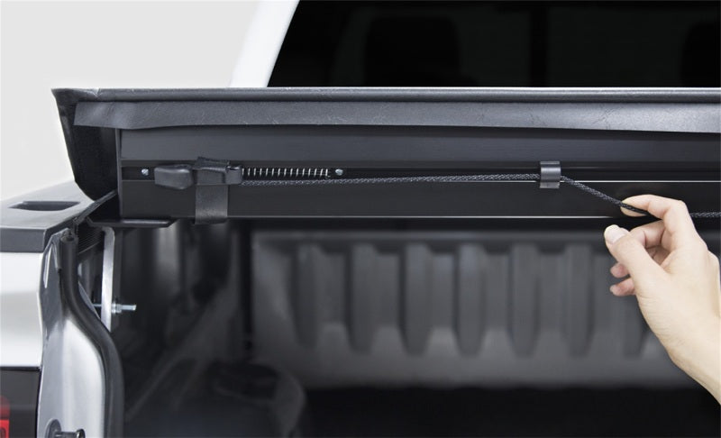 Access Lorado 16-19 Titan XD 6ft 6in Bed (Clamps On w/ or w/o Utili-Track) Roll-Up Cover — Photo - Mounted