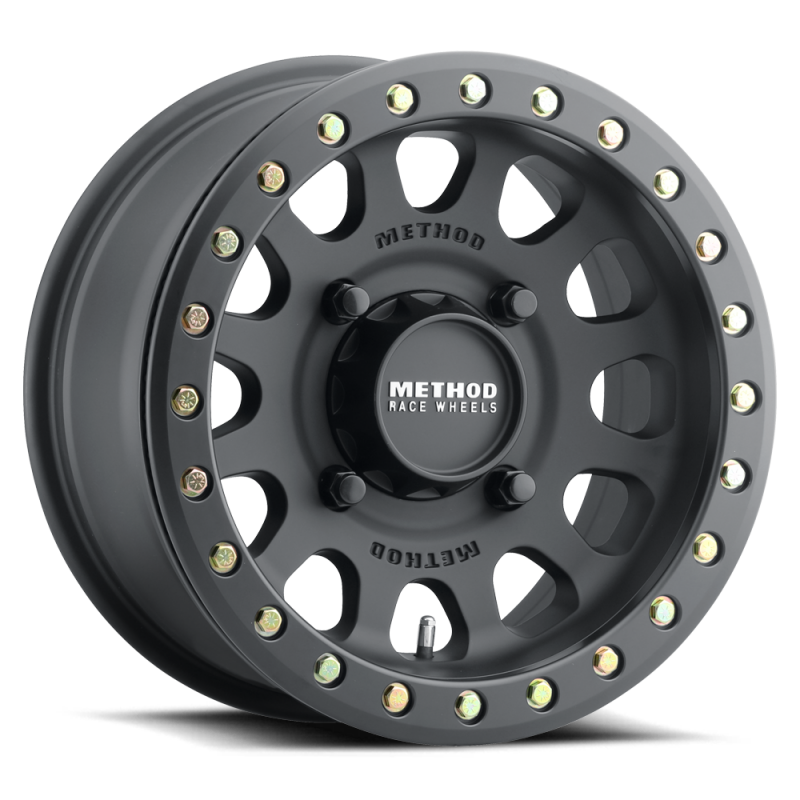 Method MR401 UTV Beadlock 15x7 / 5+2/38mm Offset / 4x156 / 132mm CB Matte Black Wheel