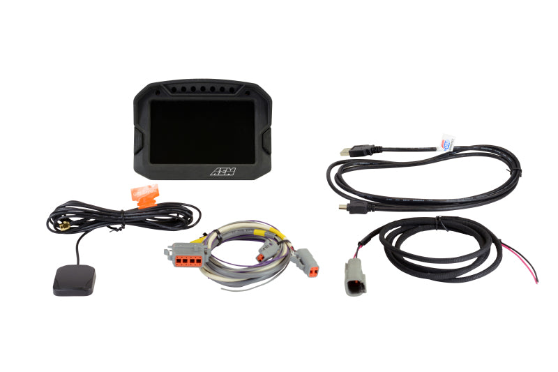 AEM CD-5G Carbon Digital Dash Display w/ Interal 10Hz GPS & Antenna — Photo - Primary
