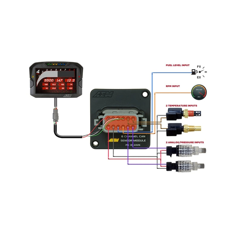 AEM 6 Channel CAN Sensor Module — Photo - out of package