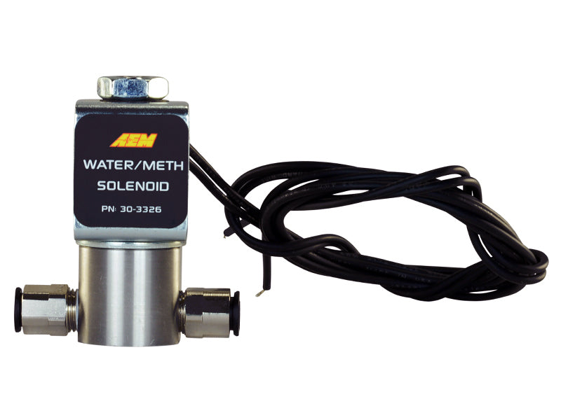 AEM Water/Methanol Injection System - High-Flow Low-Current WMI Solenoid - 200PSI 1/8in-27NPT In/Out — User 1