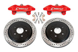 BMR 14-17 Chevrolet SS Brake Kit For 15in Conversion Drilled & Slotted Rotors Red Calipers