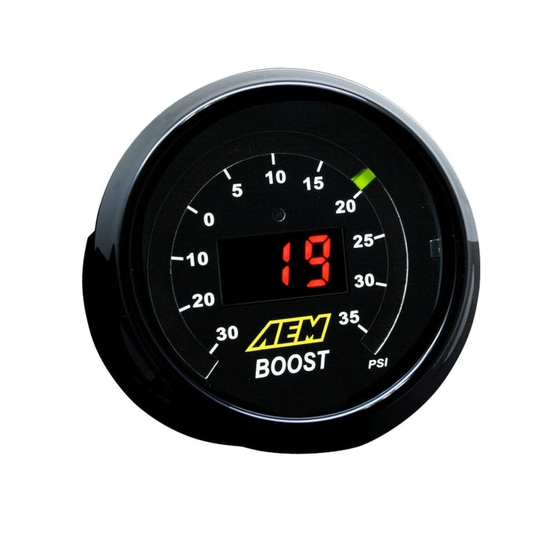 AEM 52mm Boost Digital Gauge -30-35psi — Photo - Primary