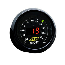 Load image into Gallery viewer, AEM 52mm Boost Digital Gauge -30-35psi — Photo - Primary