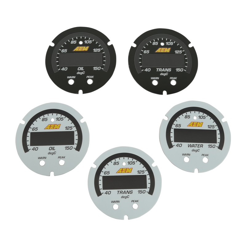 AEM X-Series Temperature Gauge Accessory Kit — Photo - out of package