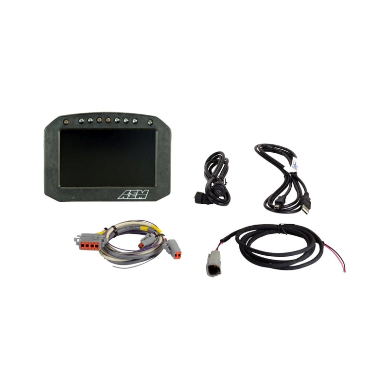 AEM CD-5L Carbon Logging Flush Digital Dash Display — Photo - Primary