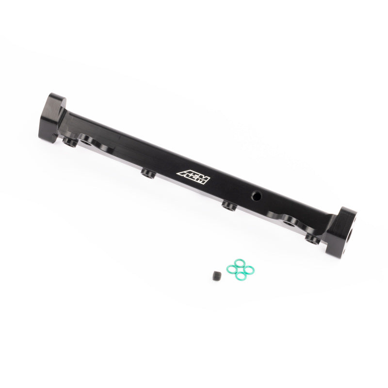 AEM 03-06 Evo 8 & 9 Black Fuel Rail — Photo - Primary
