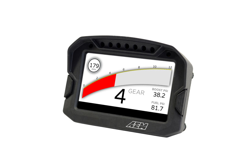 AEM CD-5G Carbon Digital Dash Display w/ Interal 10Hz GPS & Antenna — Photo - out of package