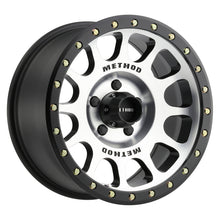 Load image into Gallery viewer, Method MR305 NV 18x9 +25mm Offset 5x150 116.5mm CB Machined/Black Street Loc Wheel