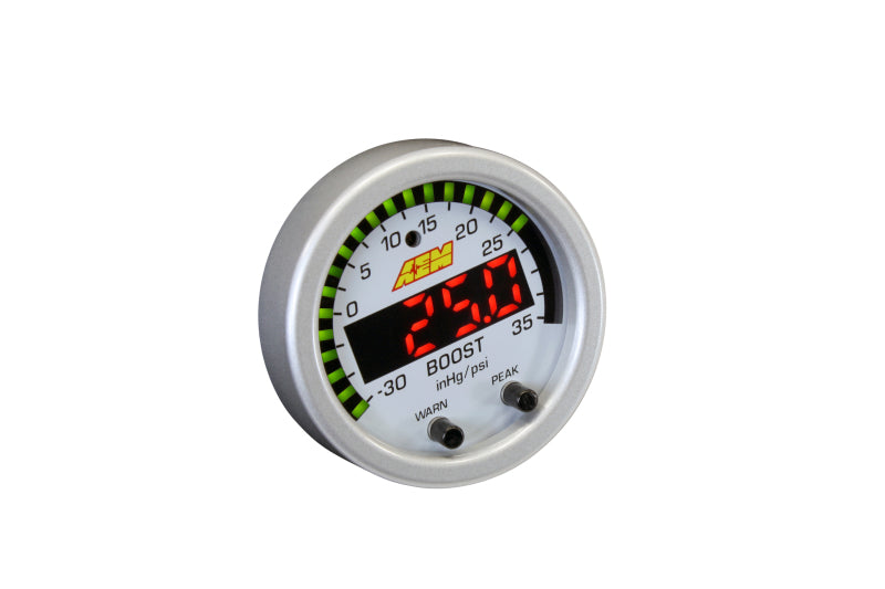 AEM X-Series Boost Pressure -30inHg 35psi Gauge — Photo - out of package