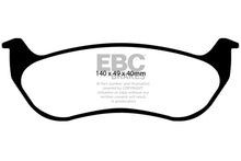 Load image into Gallery viewer, EBC 07-11 Ford Explorer Sport Trac 4.0 Yellowstuff Rear Brake Pads