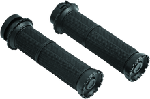 Load image into Gallery viewer, Kuryakyn Riot Grips Dual Cable Satin Black