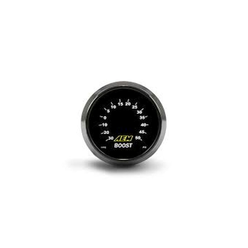 AEM 52mm Boost Digital Gauge -30-50psi — Photo - lifestyle view