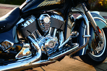 Load image into Gallery viewer, Kuryakyn Spear Brake Pedal Pad For 14-23 Indian Models Chrome