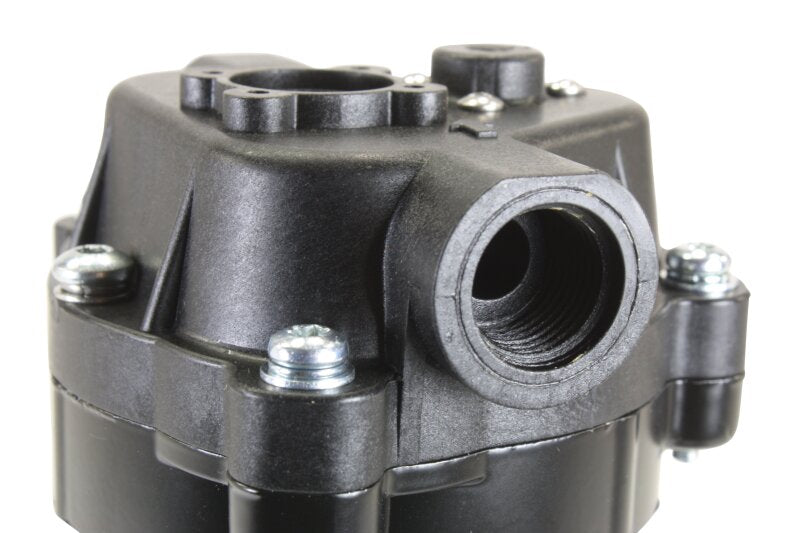 AEM Water/Methanol Injection 200psi Recirculation Pump — Photo - Close Up