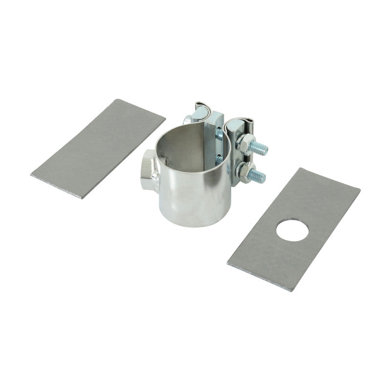 AEM No-Weld O2 Sensor Mount for 1.75 to 2.0 inch Diameter Pipe — Photo - out of package