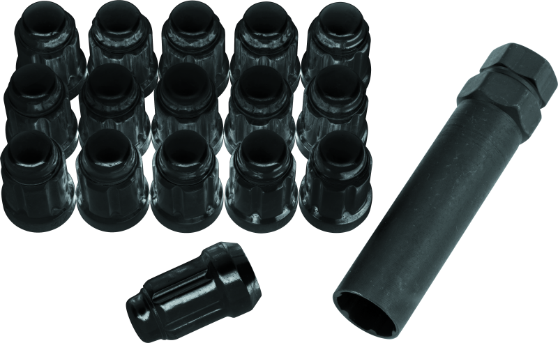 QuadBoss Spline Lug Nuts 12x1.5 - Black