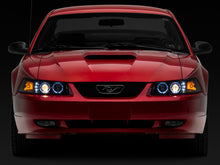 Load image into Gallery viewer, Raxiom 99-04 Ford Mustang Dual LED Halo Projector Headlights- Black Housing (Clear Lens)
