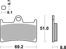 Load image into Gallery viewer, Brembo 14-15 KTM RC Upgrade DS 250c/390cc SR Brake Pad — User 1