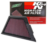 K&N Kawasaki ZX1rR Ninja/ZZR1400/1400GTR/ZX14R 11.25in O/S L x 4.75in O/S W Replacement Air Filter