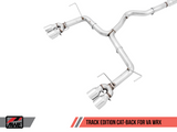 AWE Tuning Subaru WRX/STI VA/GV Sedan Track Edition Exhaust - Chrome Silver Tips (102mm)