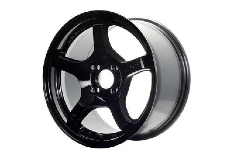 Gram Lights 57CR 19x9.5 +25 5x112 Glossy Black Wheel