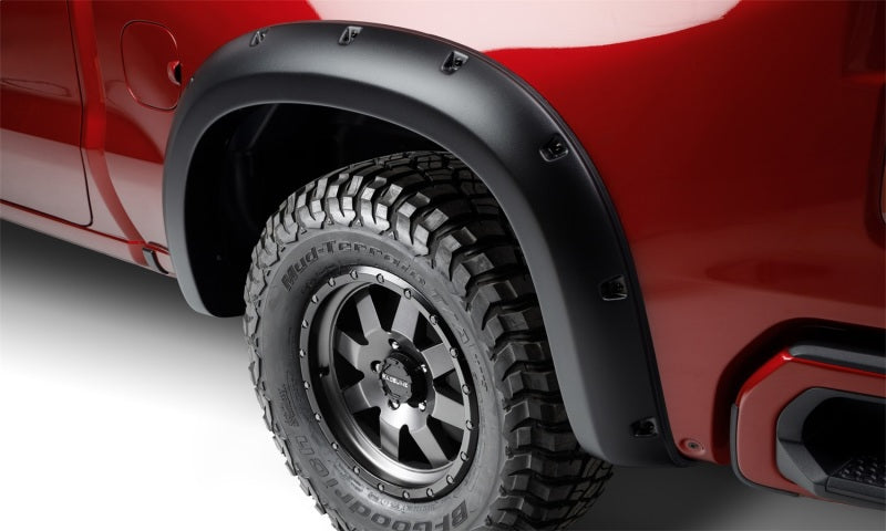 Bushwacker 07-13 Chevrolet Silverado 1500 (Excl. Stepside) Forge Style Flares 4pc - Black