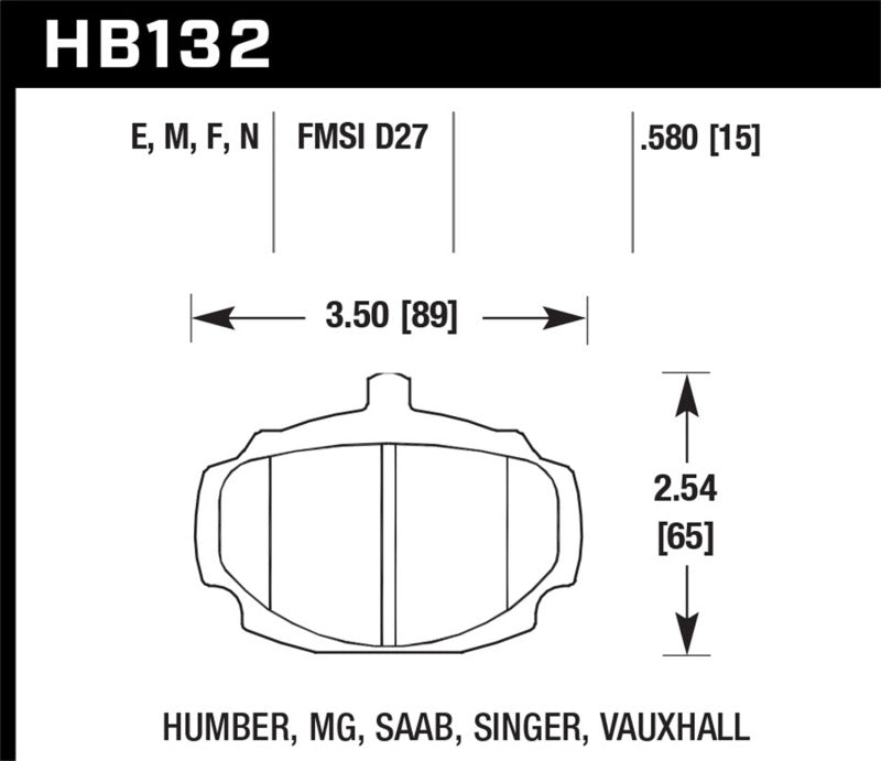 Hawk HP+ Street Brake Pads