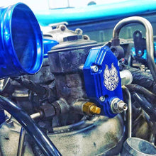 Load image into Gallery viewer, Sinister Diesel 03-07 Ford Powerstroke 6.0L Blue Spring Kit with Adjustable Billet Spring Housing