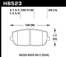 Load image into Gallery viewer, Hawk 06-10 Mazda Miata MX-5 DTC-30 Race Rear Brake Pads