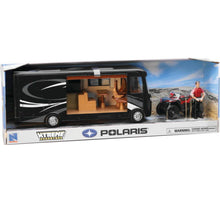 Load image into Gallery viewer, New Ray Toys Polaris Sportsman with RV Van and Figurine