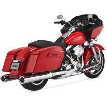 Load image into Gallery viewer, Vance &amp; Hines HD Dresser 17-22 Hi-Output S/O Chrome Slip-On Exhaust