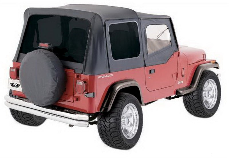 Rampage 1988-1995 Jeep Wrangler(YJ) OEM Replacement Top - Black Diamond