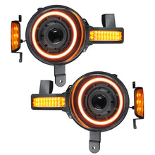 Load image into Gallery viewer, Oracle 2021+ Ford Bronco Oculus  Bi-LED Projector Headlights - Amber/White Switchback SEE WARRANTY