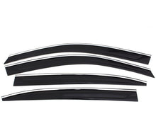 Load image into Gallery viewer, AVS 11-18 Jeep Grand Cherokee Ventvisor Low Profile Deflectors 4pc - Smoke w/Chrome Trim