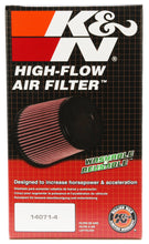 Load image into Gallery viewer, K&amp;N Uni Oval Tapered Air Filter 3.5in 10 Deg. Flg / 3.25in T OW / 4.5in T OL / 5.75in B / 7in H