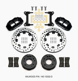 Wilwood Narrow Superlite 6R Front Kit 12.19in Drilled 63-87 C10 w/ Wilwood Pro Spindles