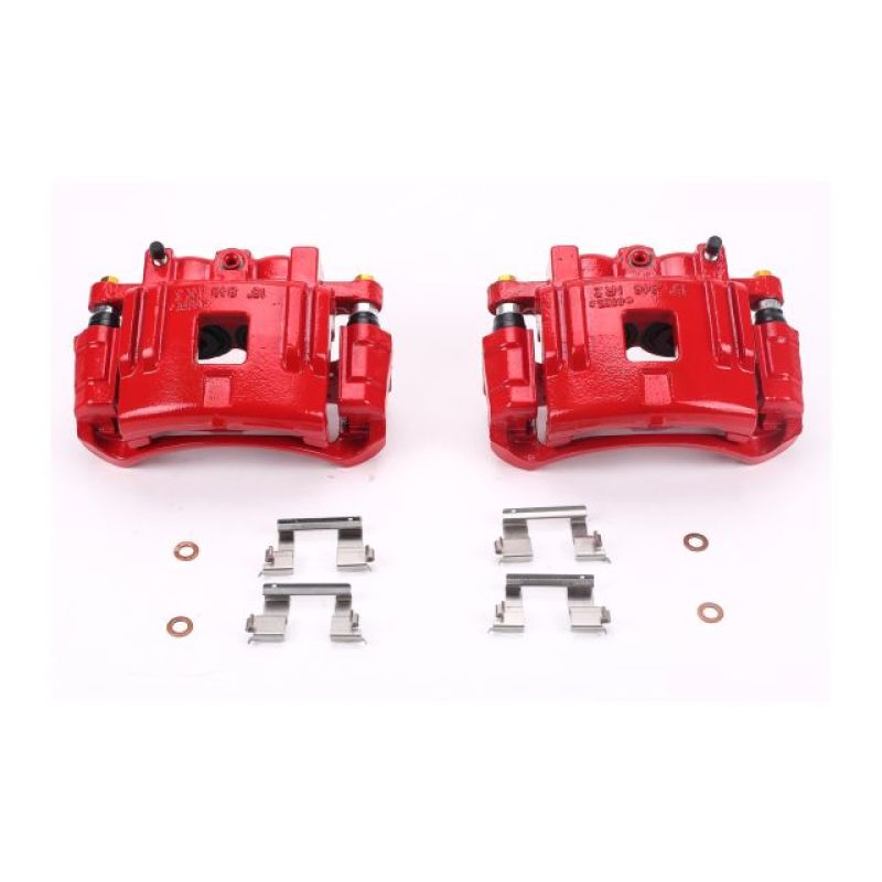 Power Stop 04-08 Chevrolet Colorado Front Red Calipers w/Brackets - Pair