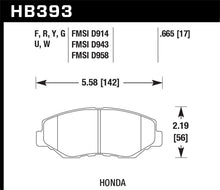 Load image into Gallery viewer, Hawk 15 Honda Accord Race Front DTC-30 Brake Pads