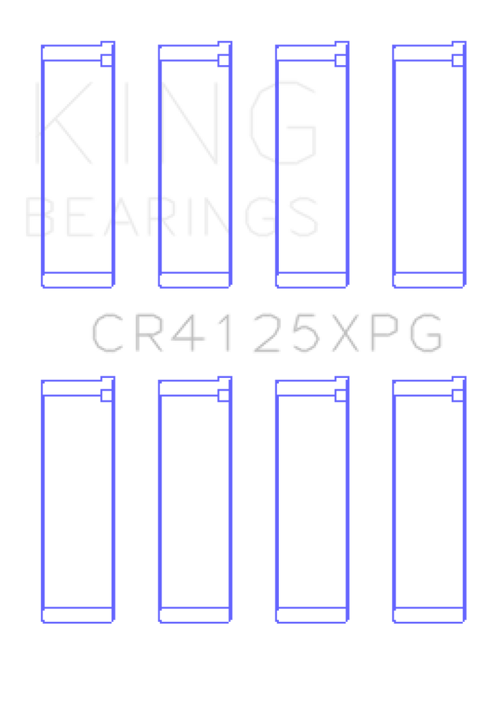 King Subaru EJ20/EJ22/EJ25 (Suites 52mm Journal Size) Tri-Metal Perf Rod Bearing Set - Size STD