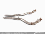 AWE Tuning Audi 8R 3.0T Non-Resonated Downpipes for Q5 / SQ5